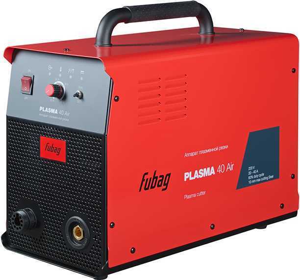 Fubag PLASMA 40 AIR+Горелка для плазмореза FB P60 6m+Сопло+Защитный колпак для FB P40 AIR (2 шт.) 31461.2 Машины плазменной резки фото, изображение