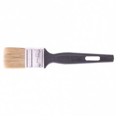 Кисть флейцевая "Стандарт", 35 х 6 мм, натуральная щетина, пластиковая ручка Сибртех Кисти флейцевые фото, изображение