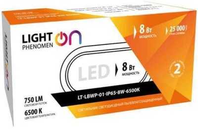 Банник LT-LBWP-01-IP65-18W-6500К LED овальный Е1601-0003 Светильники ЖКХ фото, изображение